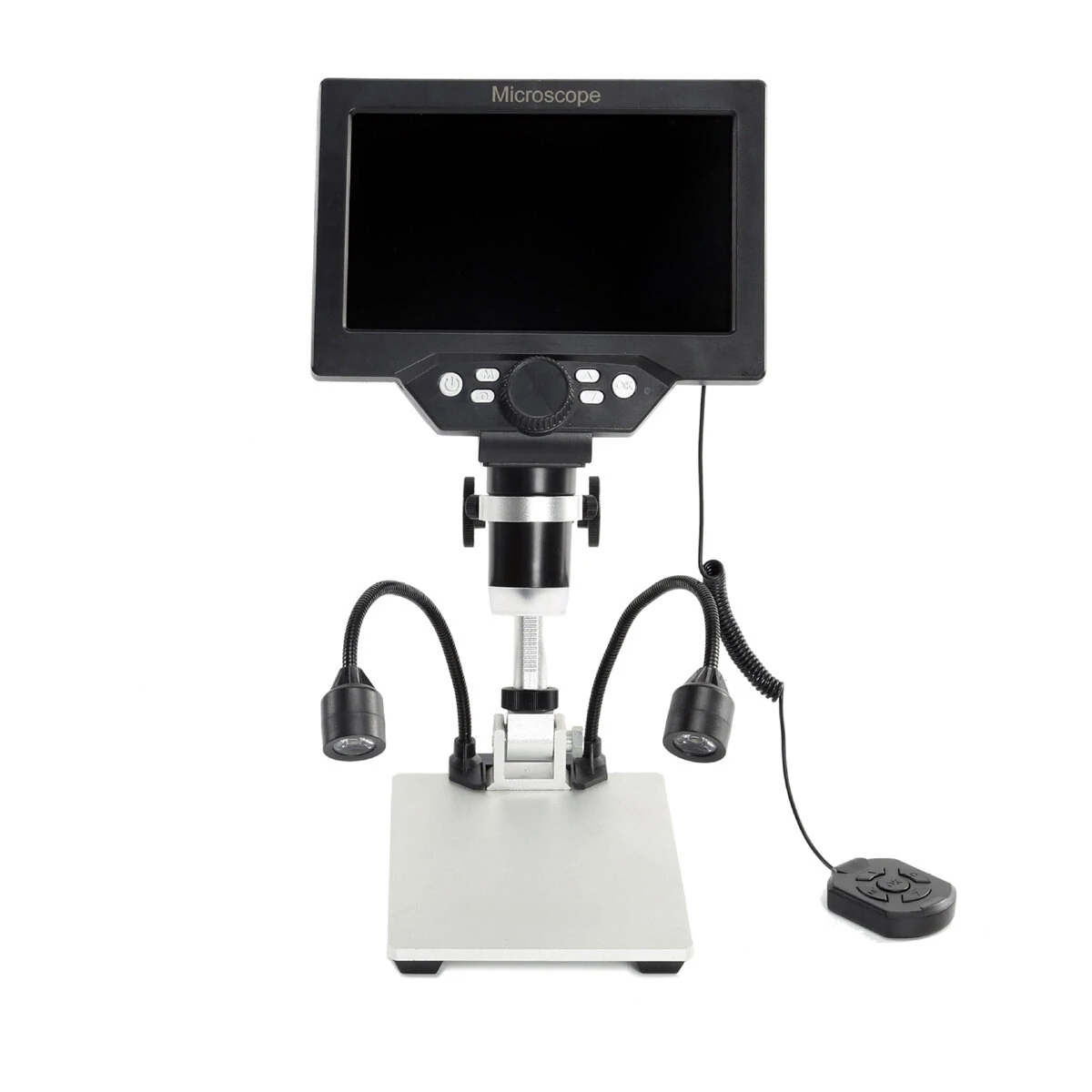 MUSTOOL B1200 Digital Microscope 12MP Camera 1200X Magnification Adjustable Stand LED Lights Battery Powered for Precision Viewing and Recording
