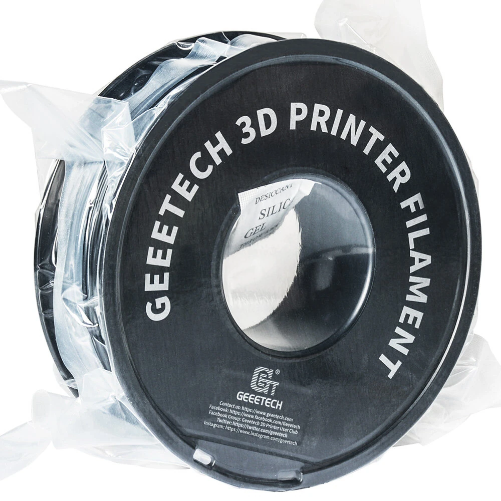 Geeetech PLA 3D Printing Filament Black/White 1KG 1.75mm for 3D Printing