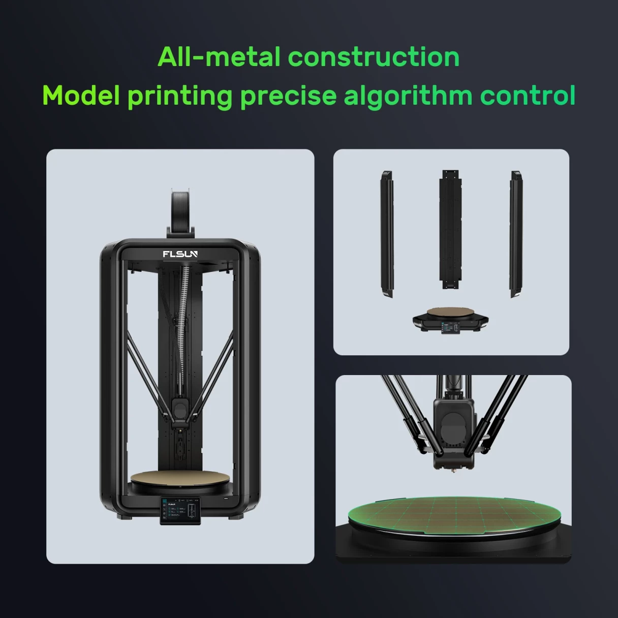 [EU Direct]FLSUN T1 Max 3D Printer 1000mm/s Printing Speed 0.1mm Precision 300mmx297mm Build Volume  Auto-Leveling Intuitive Easy to Use Compatible with PLA/PETG/TPU