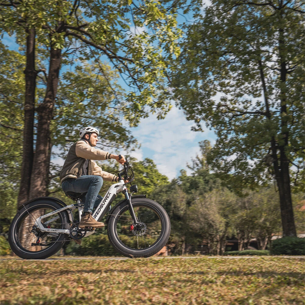 [EU Direct] RZOGUWEX S7 Electric Bike 48V 25AH Battery 1000W Motor Recommend Top Speed 25KM/H 26inch Tires 50-60KM Max Mileage 200KG Max Load Electric Bicycle