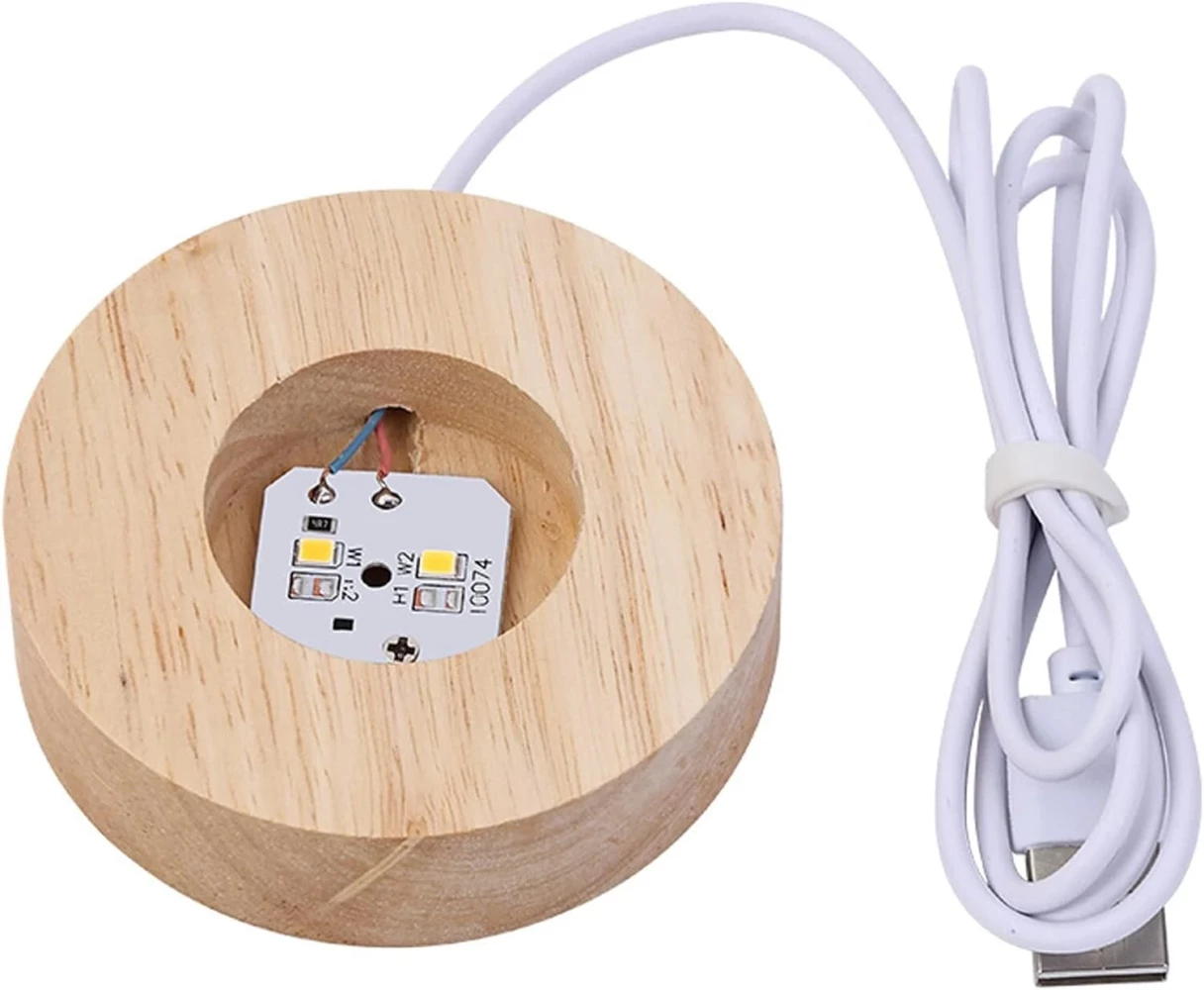 Glowing Crystal Ball 3d Engraved Small Crystal Ball Light Decoration Creative Gift Glowing Crystal Ball Suitable For Christmas Classmates And Children's Birthday