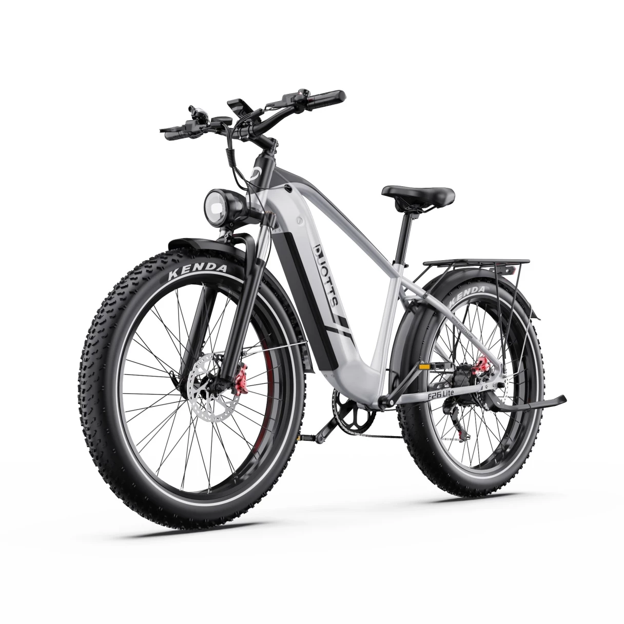 [EU Direct] DUOTTS F26 Lite Electric Bike 48V 18AH Battery 500W Motor Recommended Top Speed 25KM/H 26*4.0inches Tires 80-90KM Max Mileage 150KG Max Load Electric Bicycle
