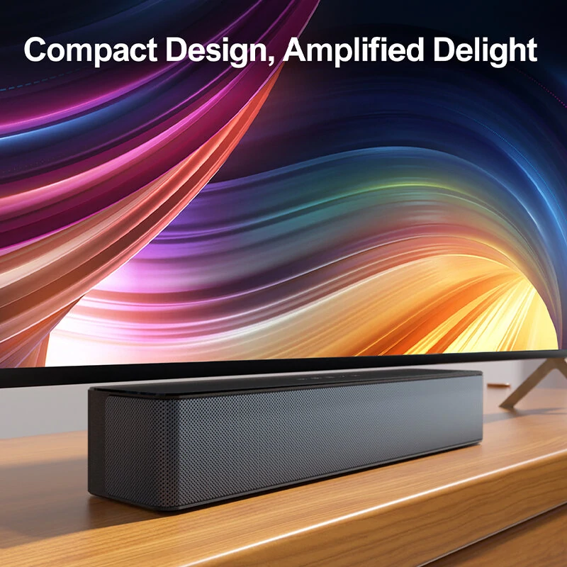 ULTIMEA Poseidon D50 5.1 Soundbar bluetooth Soundbar 6 High-Performance Speakers Surround Sound BassMax DSP Chip 3EQ Modes Wired Speaker