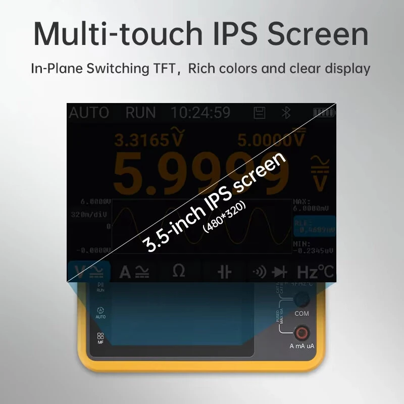 ALIENTEK DM40 3 in 1 Digital Multimeter 60000 Count Oscilloscope Signal Generator Touch Screen High Precision