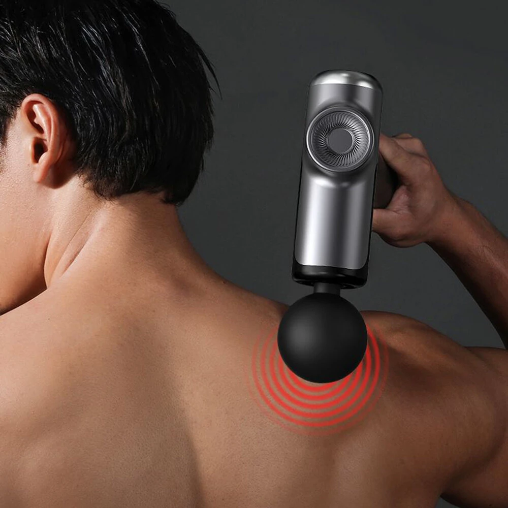 Lenovo Deep Tissue Massage Gun 8 Heads 99 Speed Levels with Carrying Case LCD Display & 13kg Force Percussion Muscle Recovery for Athletes Fitness Recovery