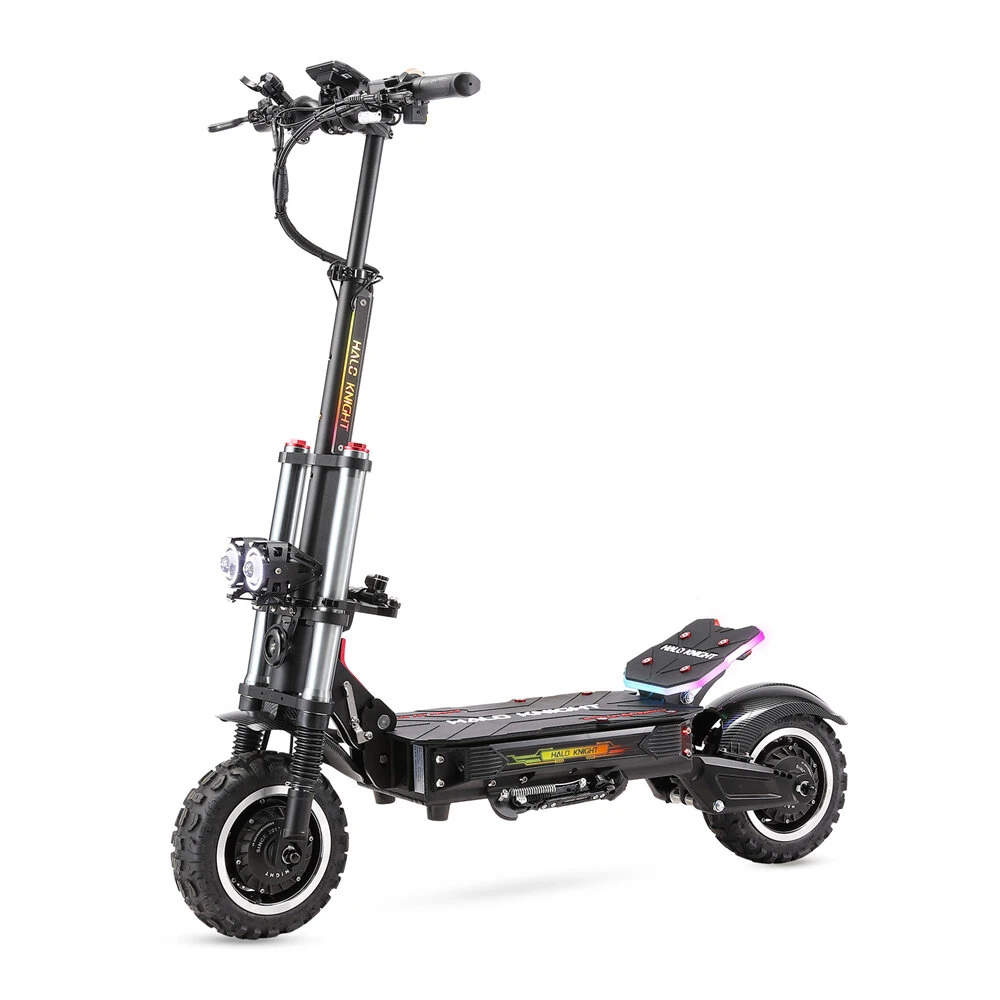 [EU DIRECT] HALO KNIGHT T107Pro 2025 Version Electric Scooter 38.4Ah 60V 3000W*2 Dual Motor Recommended Top Speed 25KM/H 11 Inches Tire Electric Scooter 40-80km Mileage Max Load 150Kg