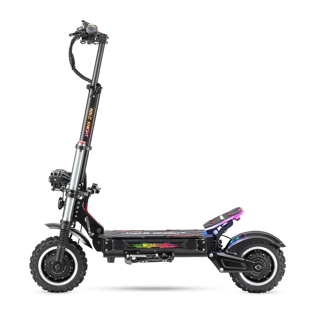 [EU DIRECT] HALO KNIGHT T107Pro 2025 Version Electric Scooter 38.4Ah 60V 3000W*2 Dual Motor Recommended Top Speed 25KM/H 11 Inches Tire Electric Scooter 40-80km Mileage Max Load 150Kg