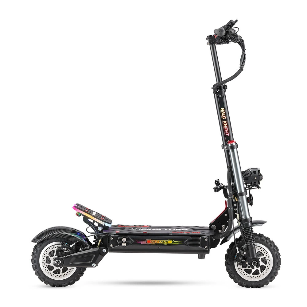 [EU DIRECT] HALO KNIGHT T107Pro 2025 Version Electric Scooter 38.4Ah 60V 3000W*2 Dual Motor Recommended Top Speed 25KM/H 11 Inches Tire Electric Scooter 40-80km Mileage Max Load 150Kg
