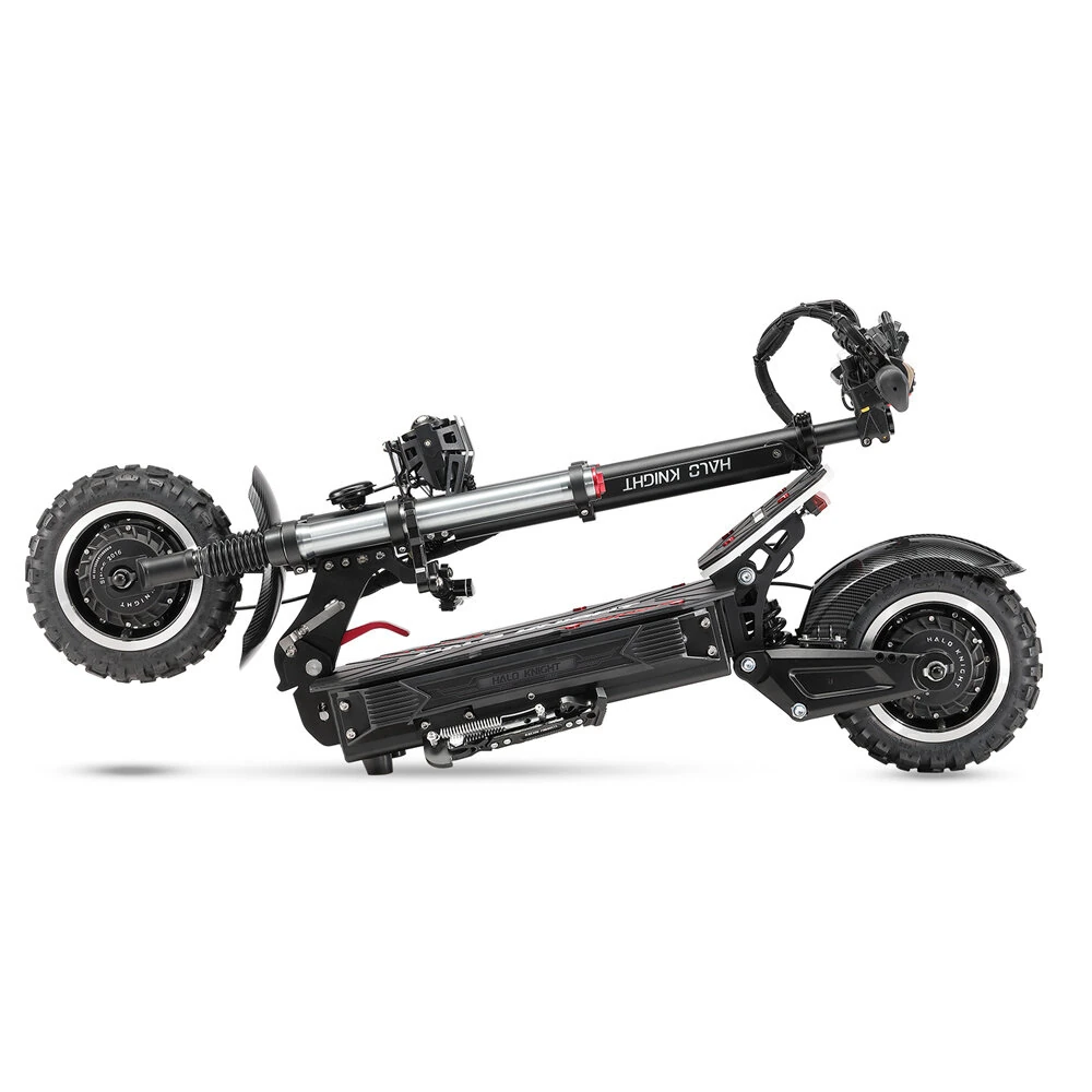 [EU DIRECT] HALO KNIGHT T107Pro 2025 Version Electric Scooter 38.4Ah 60V 3000W*2 Dual Motor Recommended Top Speed 25KM/H 11 Inches Tire Electric Scooter 40-80km Mileage Max Load 150Kg