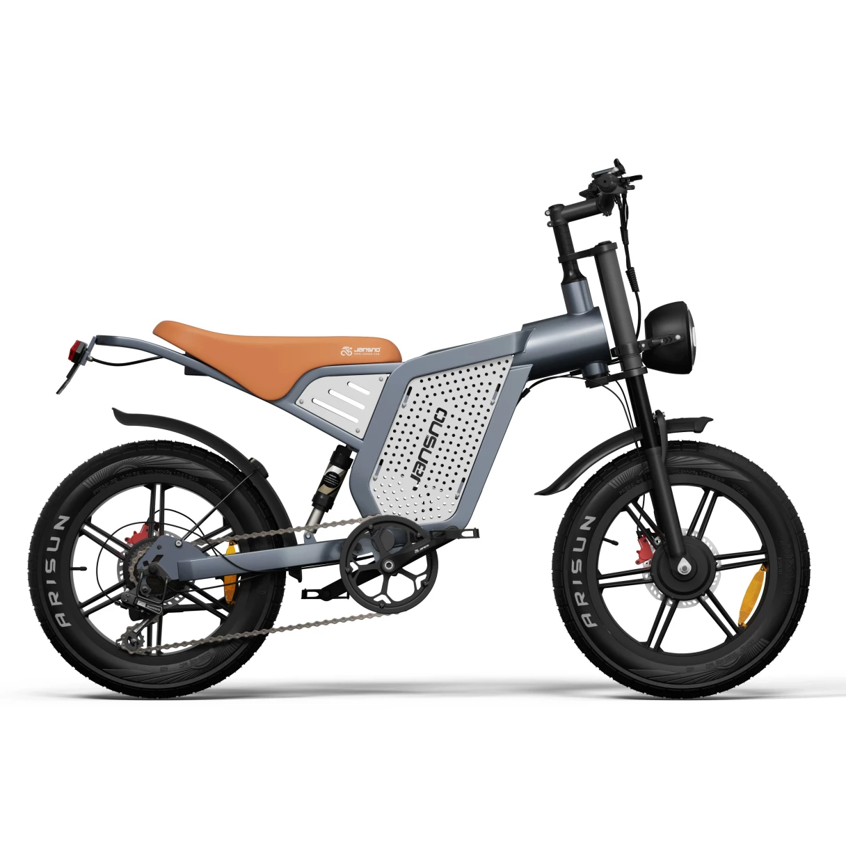 [EU Direct] JANSNO X60 Electric Bike 48V 23AH Battery 750W*2 Dual Motors Recommended Top Speed 25KM/H 20inches Tires 80KM Max Mileage 150KG Max Load Electric Bicycle