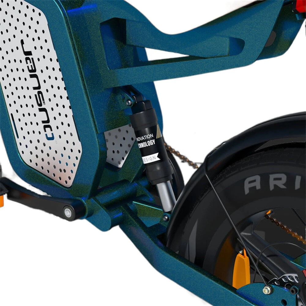 [EU Direct] JANSNO X60 Electric Bike 48V 23AH Battery 750W*2 Dual Motors Recommended Top Speed 25KM/H 20inches Tires 80KM Max Mileage 150KG Max Load Electric Bicycle