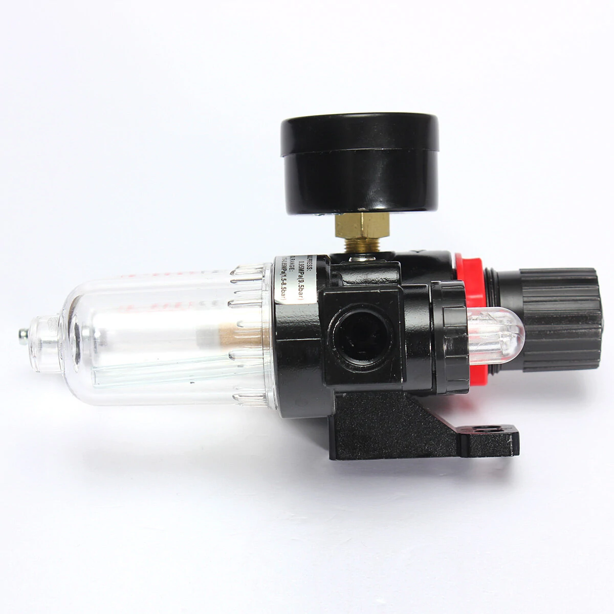 1/4 Inch Air Pressure Regulator Water Separator Trap Filter Airbrush Compressor