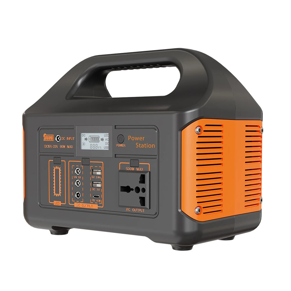 JSDSOLAR JSD010 500W 460Wh 220V EU RV Energy Storage Box Power Station Emergency Backup for Multiple Device Charging Ourdoor Camping