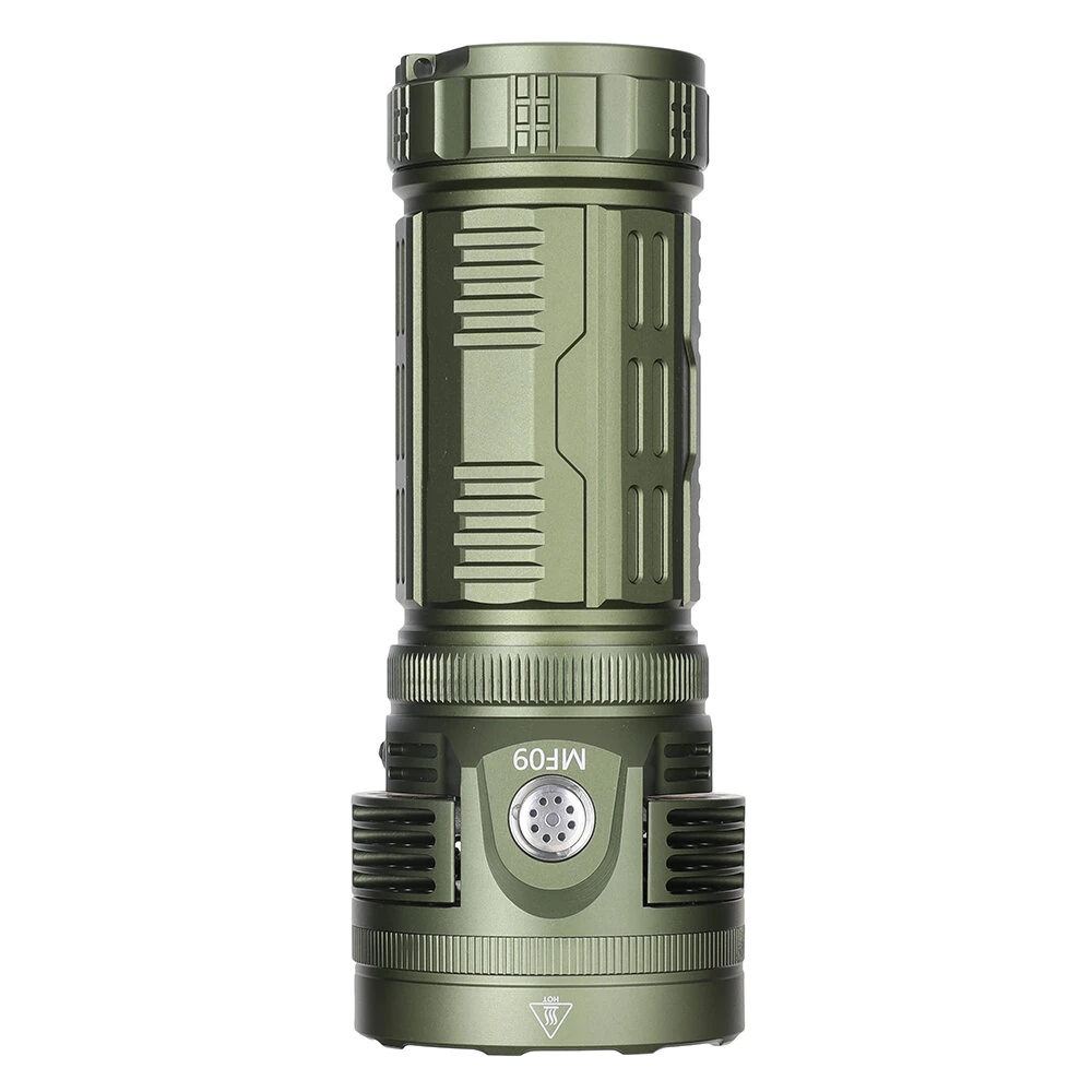 Astrolux® MF09 9* XHP50.2 LED 26000LM 600M High Lumen Flashlight With TEC Active Cooling System + Fan, 46950 Battery, Removable Handle, Ultra-bright Long Range Strong LED Torch Perfect For Outdoor Searching Camping Heavy Duty