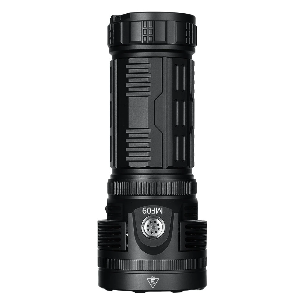 Astrolux® MF09 9* XHP50.2 LED 26000LM 600M High Lumen Flashlight With TEC Active Cooling System + Fan, 46950 Battery, Removable Handle, Ultra-bright Long Range Strong LED Torch Perfect For Outdoor Searching Camping Heavy Duty