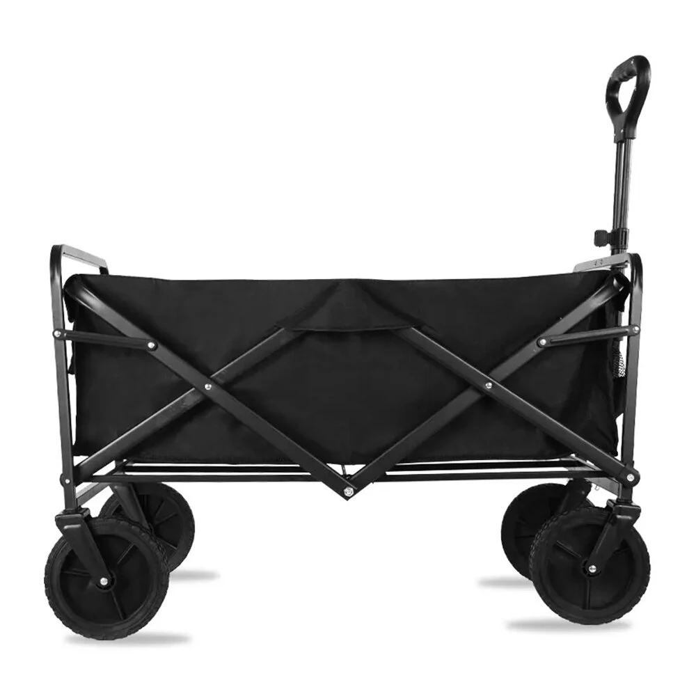 IPRee Shopping Beach Garden Pull Trolley Heavy Duty Large Capacity Folding Wagon Collapsible Folding Outdoor Portable Utility Cart