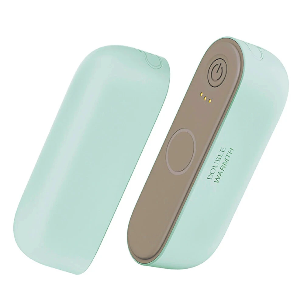 Rechargeable Magnetic Hand Warmer 2 in 1 Smart Dual-Sided Hand Heater Quick Heating 45/55/60°C Pocket Heater for Warm Gifts