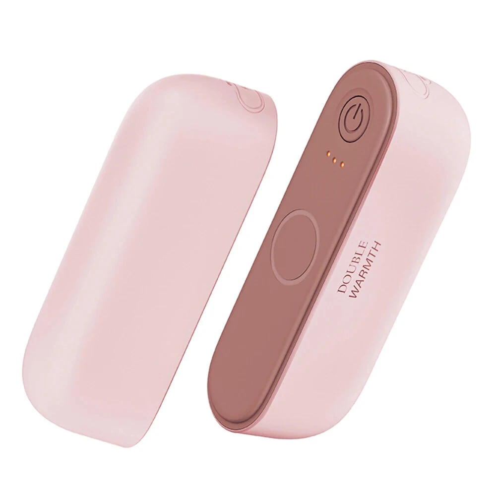 Rechargeable Magnetic Hand Warmer 2 in 1 Smart Dual-Sided Hand Heater Quick Heating 45/55/60°C Pocket Heater for Warm Gifts