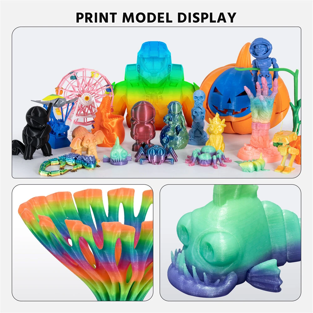 VEHO 500Pro 3D Printer Industrial Grade High Speed 300mm/s Large Build Volume 500x500x500mm Klipper Firmware High Precision Auto Leveling Commercial Use 3D Printer