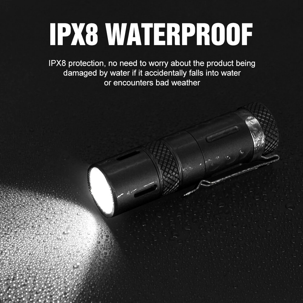 Vastlite MINIMA Bow 750M Compact Thrower LEP Flashlight 280LM Portable Strong Soptlight With Type-C Charging 16340 Battery Rechargeable Outdoor Mini Torch Light