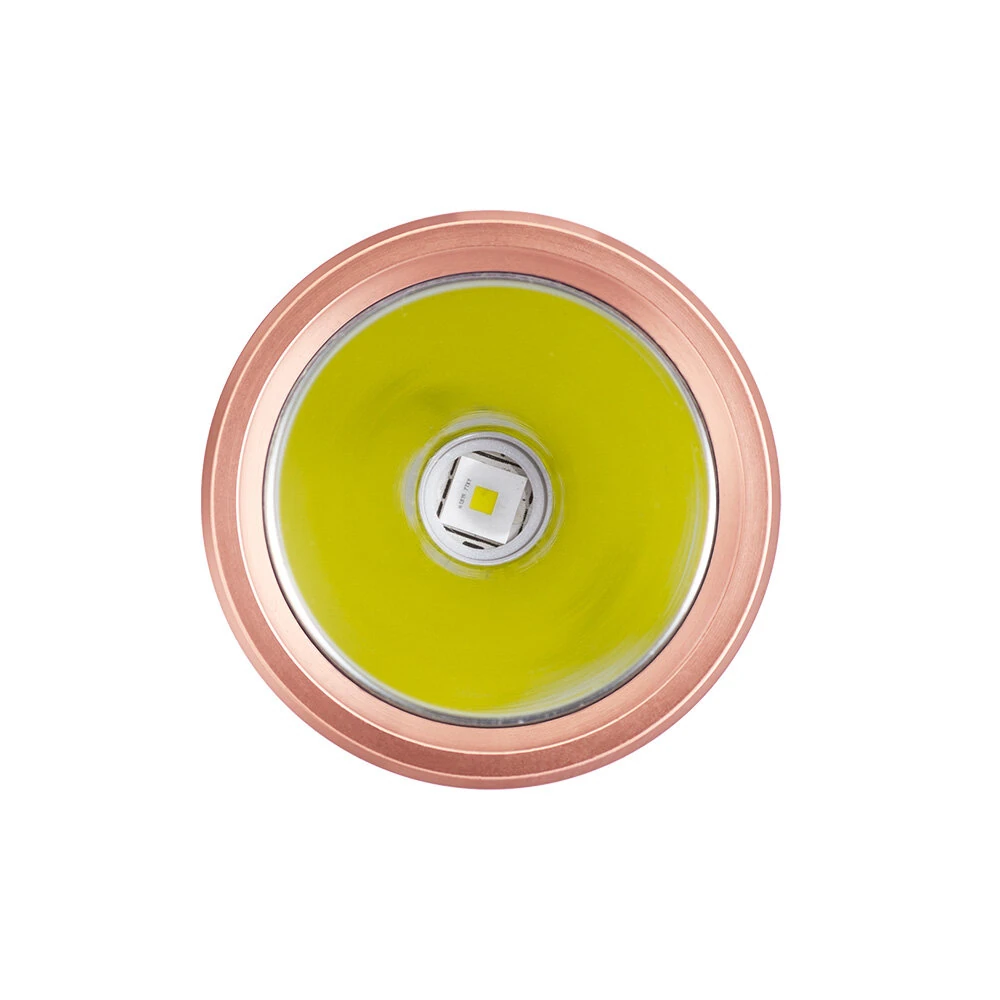 Lumintop GT NANO V3.0 700LM 400M Copper Thrower Flashlight Mini LED Keychain Light With 10280 Lithium Battery USB Type C Rechargeable Mini Torch Camping Lantern Outdoor Light