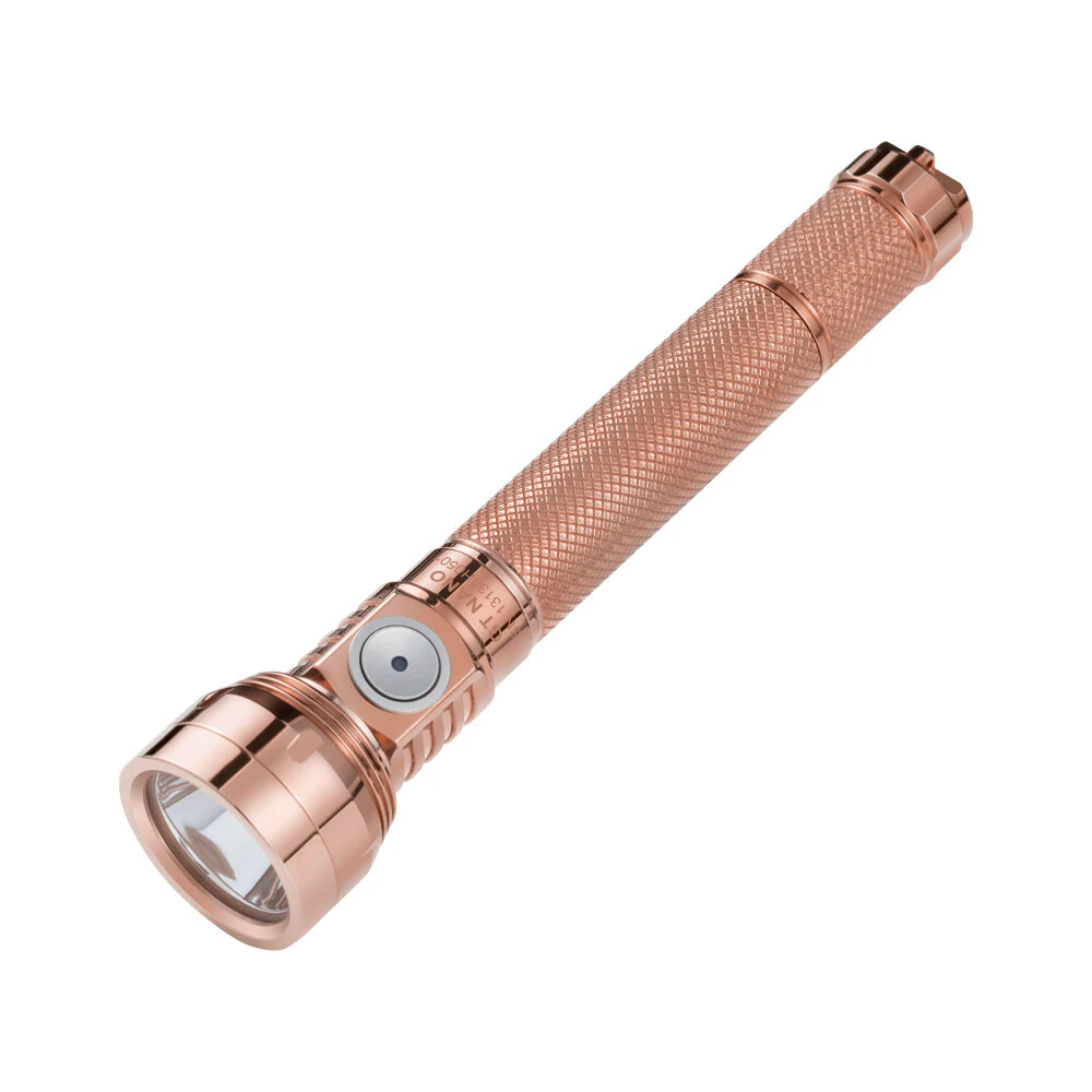 Lumintop GT NANO V3.0 700LM 400M Copper Thrower Flashlight Mini LED Keychain Light With 10280 Lithium Battery USB Type C Rechargeable Mini Torch Camping Lantern Outdoor Light
