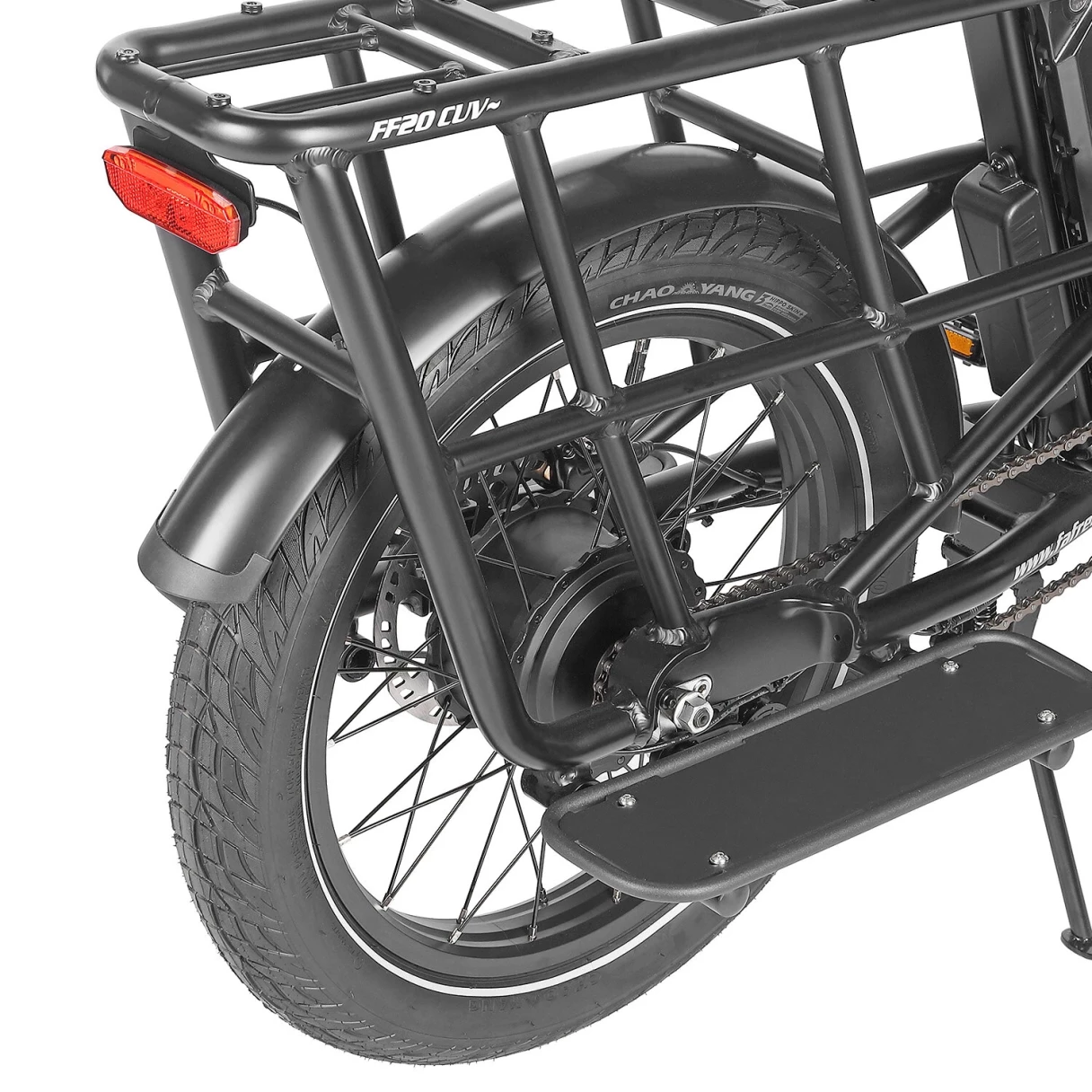 [EU Direct] FAFREES FF20 CUV Electric Tricycle 48V 12AH*2 Dual Batteries 250W Motor Top Speed 25KM/H 20*3.0inches Tires 100-140KM Max Mileage 200KG Max Load Folding Electric Bike