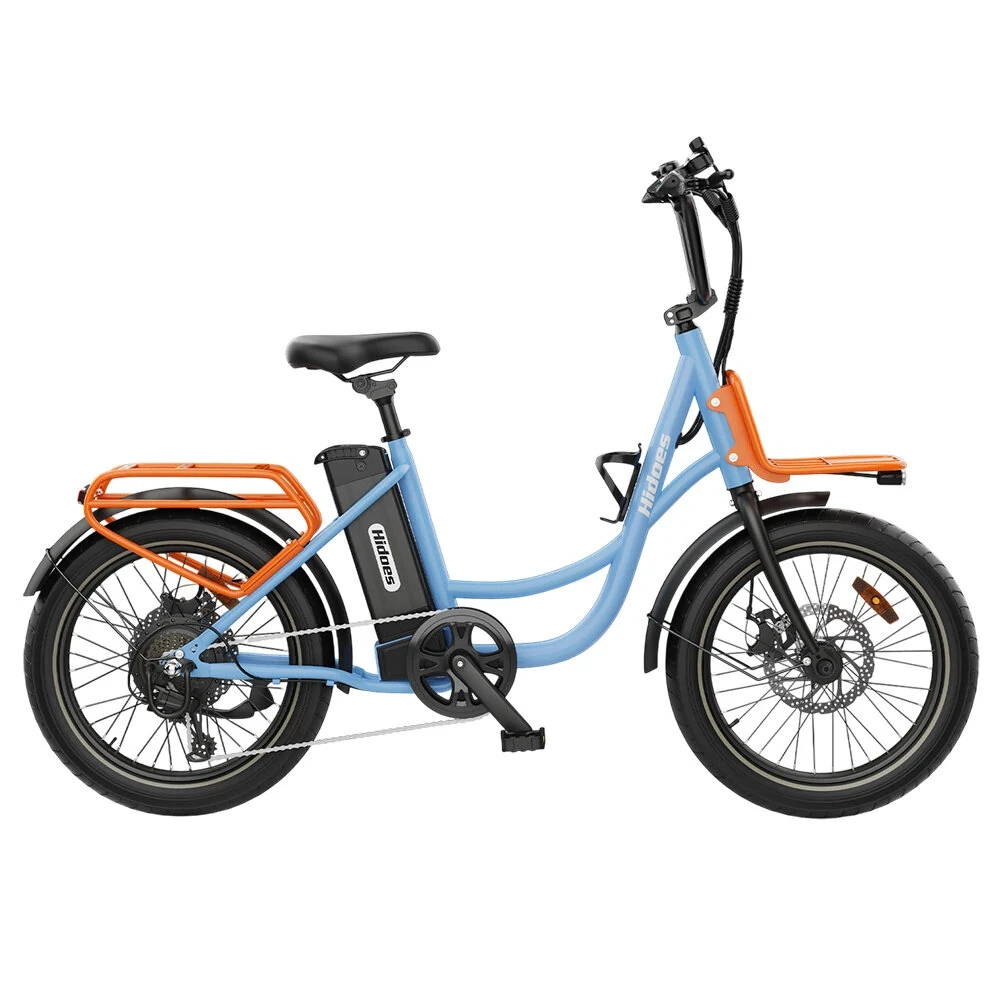 [EU Direct] Hidoes HD-C6 Electric Bike 36V 13AH Battery 250W Motor Recommended Top Speed 25KM/H 20inches Tires 25-35KM Max Mileage 120KG Max Load Electric Bicycle