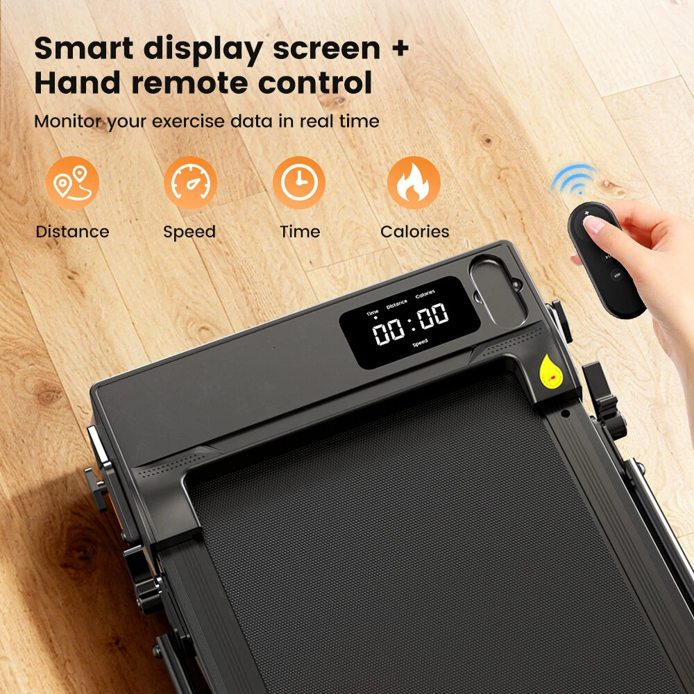 [EU Direct] Formill FT52 Walking Pad Treadmill with 6% Incline - Top Speed 12km/h, 2.5HP Quiet Motor, Remote Control & App Connectivity, 120KG Capacity, Space-saving for Home Office