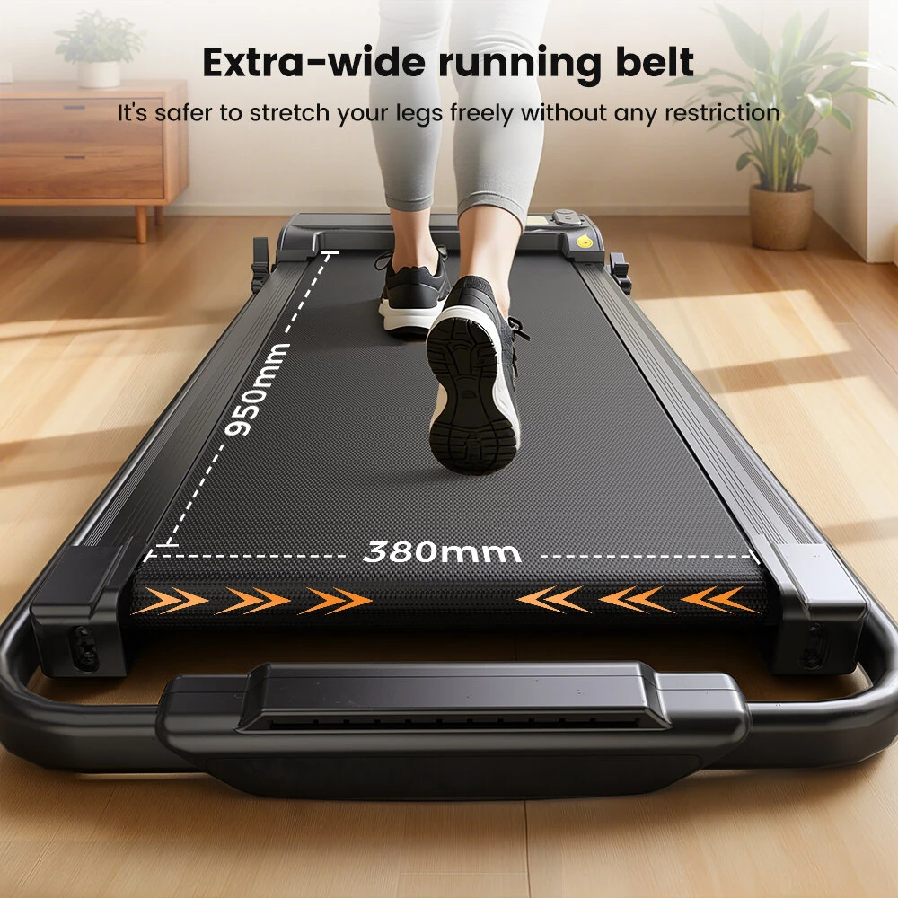 [EU Direct] Formill FT52 Walking Pad Treadmill with 6% Incline - Top Speed 12km/h, 2.5HP Quiet Motor, Remote Control & App Connectivity, 120KG Capacity, Space-saving for Home Office
