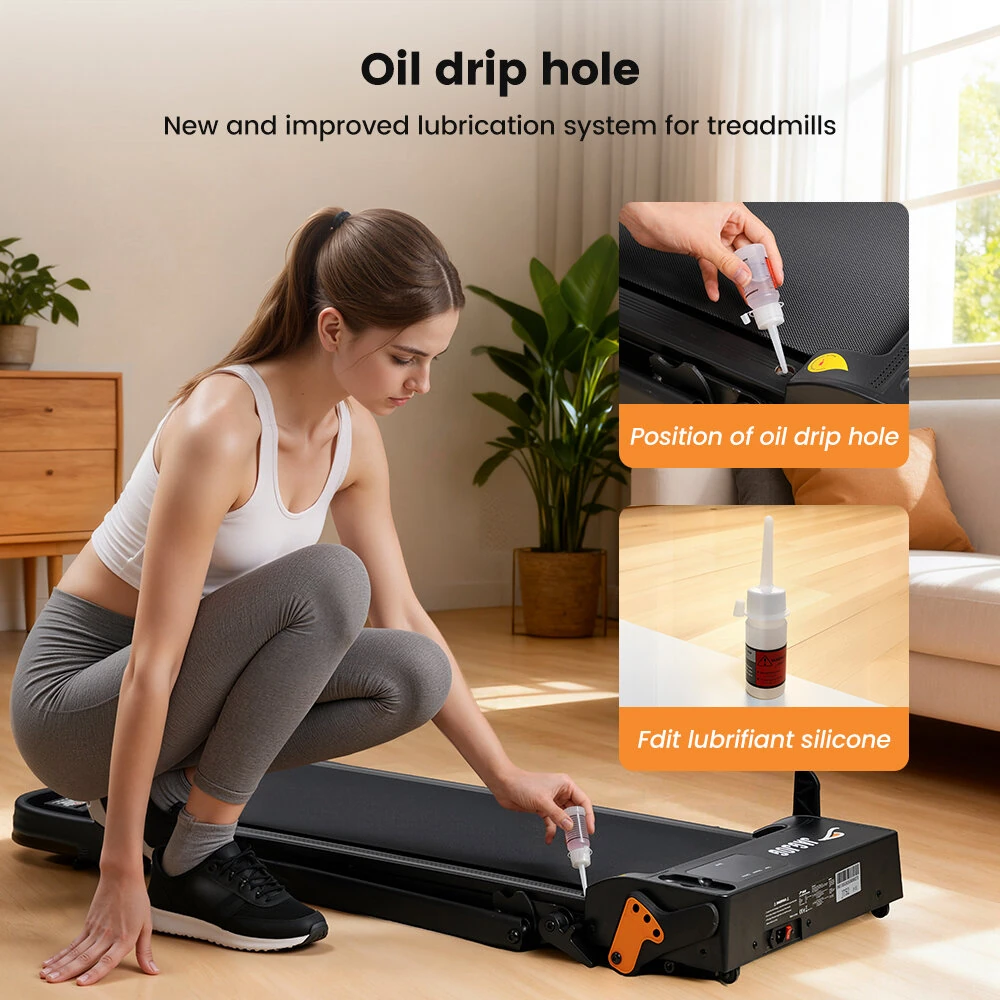 [EU Direct] Formill FT52 Walking Pad Treadmill with 6% Incline - Top Speed 12km/h, 2.5HP Quiet Motor, Remote Control & App Connectivity, 120KG Capacity, Space-saving for Home Office