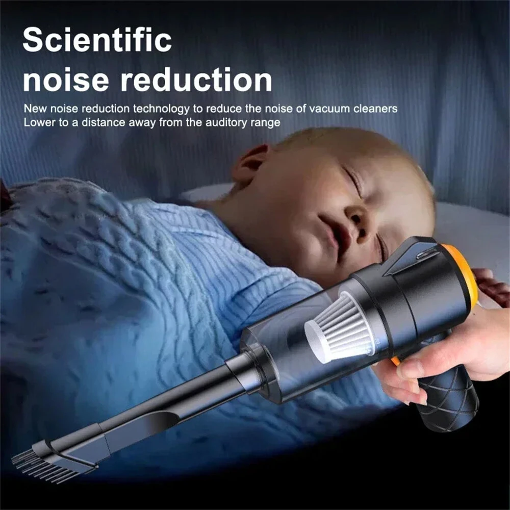 6000Pa Portable Multi Function Car Vacuum Cleaner High Suction Washing and Blowing Outdoor Indoor Use