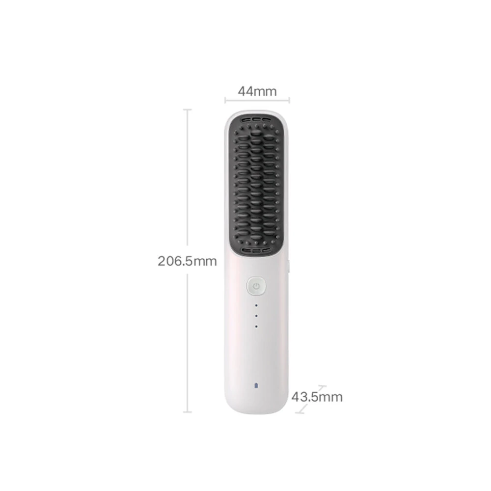XIAOMI Mijia Wireless Straight Hair Comb Negative Ion Adjustable Temperature Lightweight Portable Hair Care Styling Comb