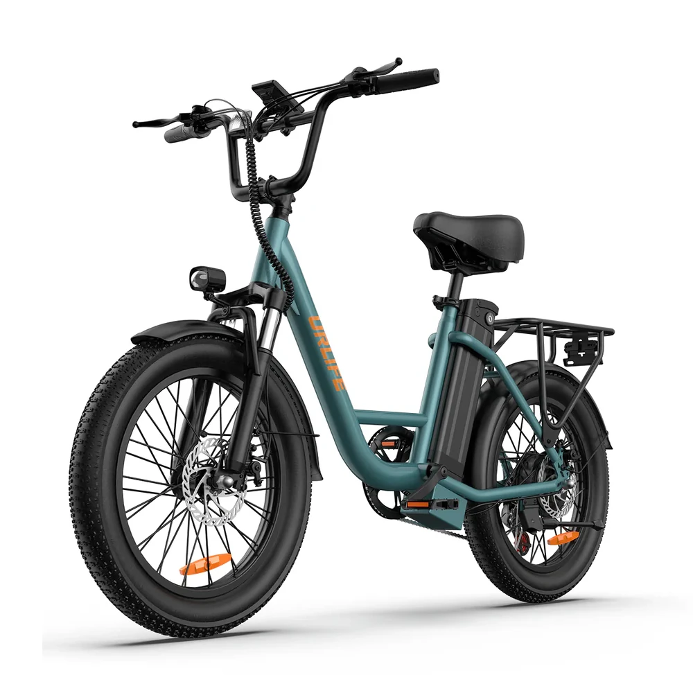 [EU DIRECT] URLIFE E20 Electric Bike 48V 13AH 500W(Peak 1000W) Motor Recommended Top Speed 25KM/H 20inch Tire 130KM Max Mileage 120KG Max Load Electric Bicycle