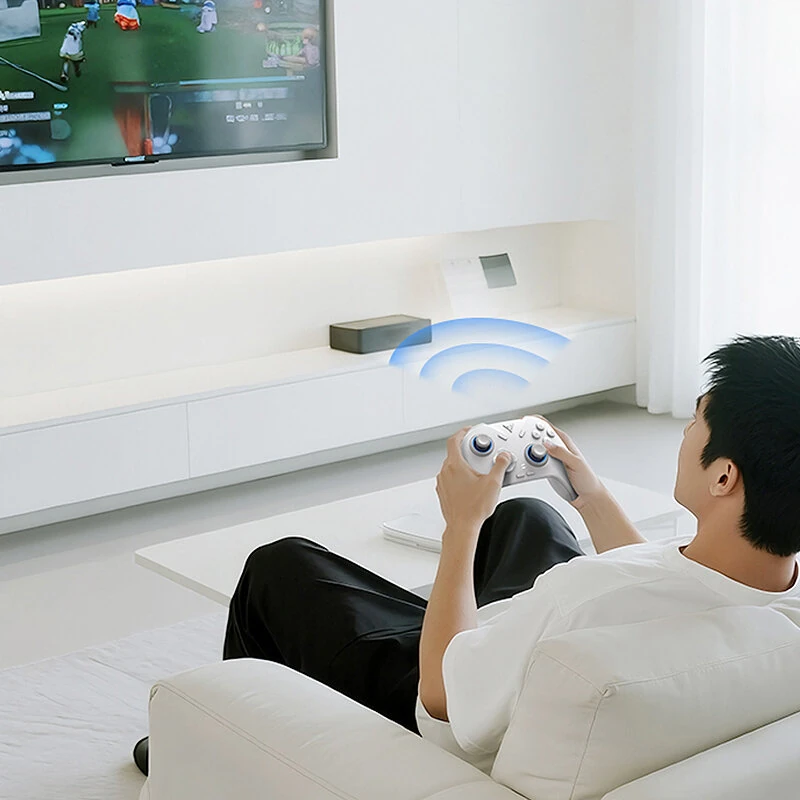 Flydigi Direwolf 4 Tri-mode Wireless Gaming Controller with Forceswitch Lever Trigger Force Adjustment Joysticks Wireless Gamepad Support 6-Axis Gyro 1KHz Polling Rate Vibration Feedback for Windows Android IOS Switch1/2