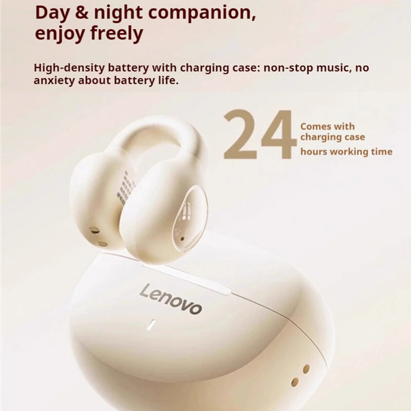 LENOVO EA420 Earbuds Wireless bluetooth 5.4 Earphone 12mm Speaker Unit 720° Panoramic Surround Sound DNN Call Noise Cancelling 24H Playback Sports Headphones