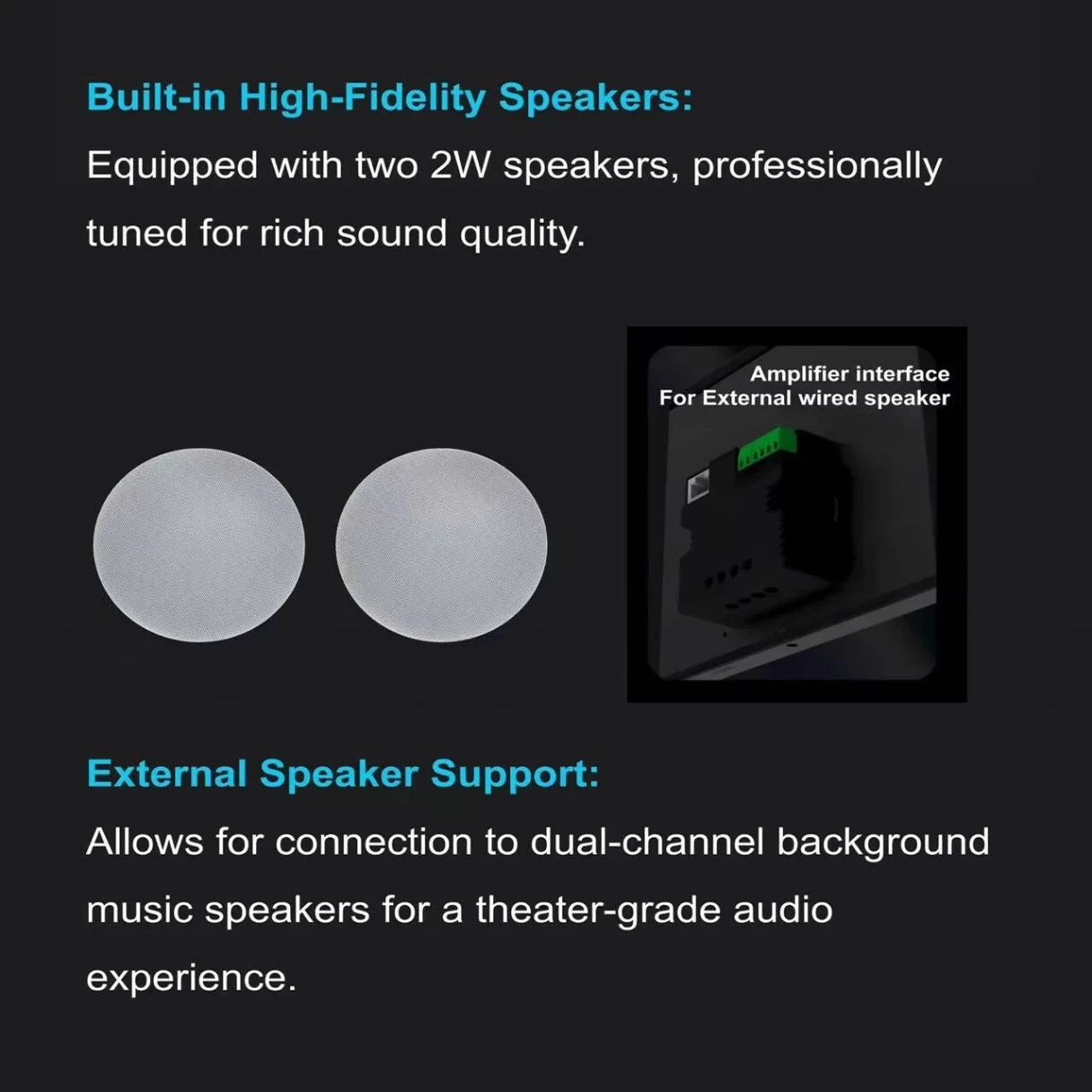 Tuya Smart Home Control Panel 8-inch Touch Screen Bluetooth Zigbe Gateway Built-in Building Intercom Compatible Home Auto