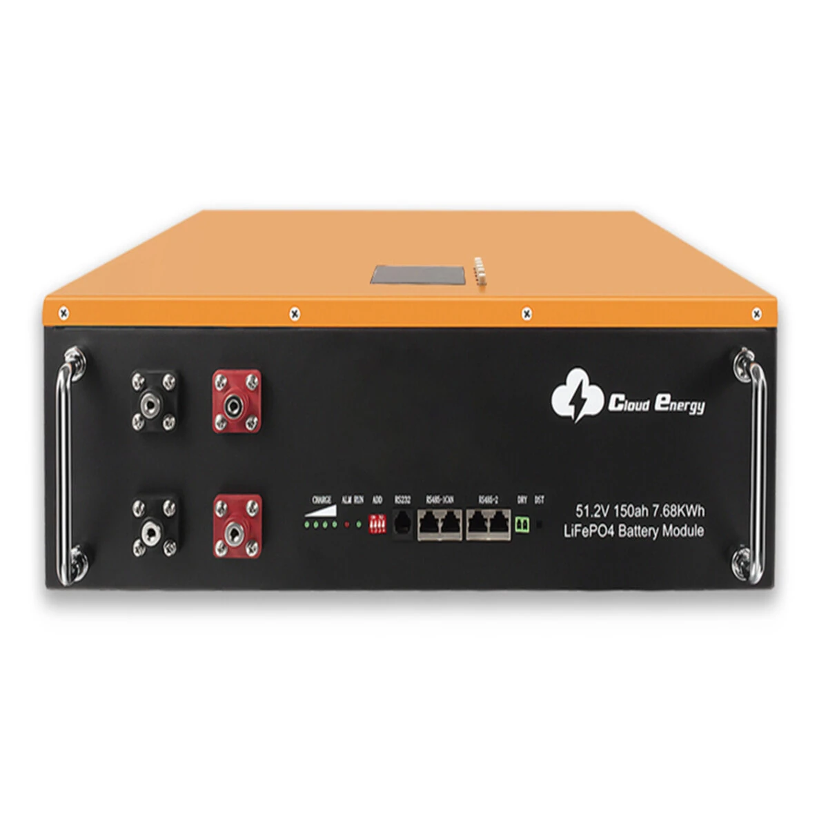 [EU Direct] Cloudenergy 48V 150Ah 7.68KWh Wall Mounted LiFePO4 Lithium Battery, 6000+ Life Cycles, Built-in BMS & LED Monitor, RV, Power Bank For Home Energy Storage, CL48-150B