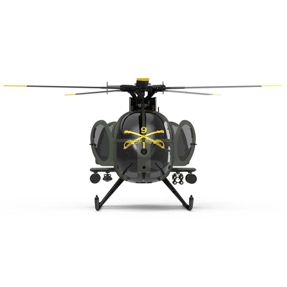 Eachine E220S MD500 2.4G 9CH GPS Optical Flow Localization TOF LiDAR Altitude Hold 1:16 Scale Flybarless RC Helicopter RTF 2 Batteries Version with 2PCS JOYTOY 1/25 XS-01 Night Raid Pilot Model