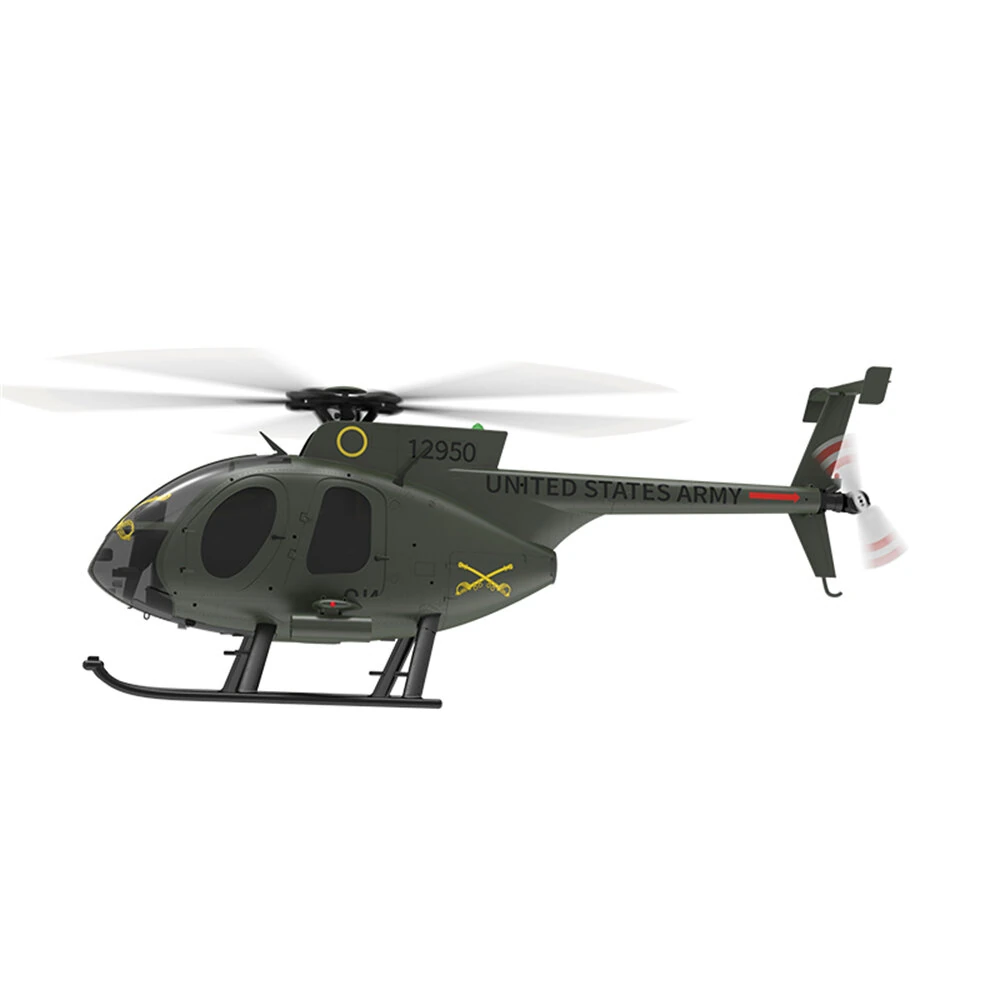 Eachine E220S MD500 2.4G 9CH GPS Optical Flow Localization TOF LiDAR Altitude Hold 1:16 Scale Flybarless RC Helicopter RTF 2 Batteries Version with 2PCS JOYTOY 1/25 XS-01 Night Raid Pilot Model