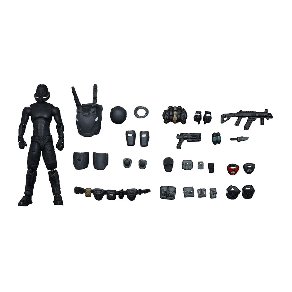 Eachine E220S MD500 2.4G 9CH GPS Optical Flow Localization TOF LiDAR Altitude Hold 1:16 Scale Flybarless RC Helicopter RTF 2 Batteries Version with 2PCS JOYTOY 1/25 XS-01 Night Raid Pilot Model