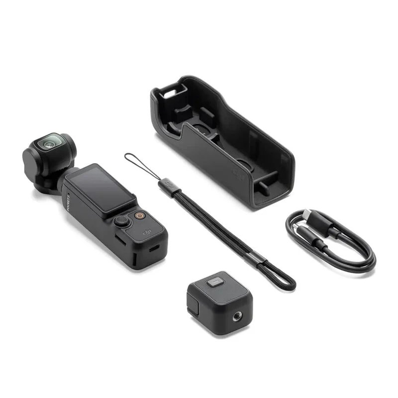 DJI OSMO Pocket 3 1 Inch CMOS Handheld Sports Camera 4K 120fps Vlogging Cam with 2 Inch Rotating Screen 3 Axis Gimbal Stabilization Smart Tracking 6.0 HLG HDR Supported for YouTube TikTok