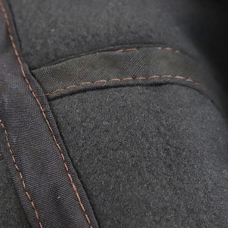 Collrown Beret Mens Adjustable PU Leather Flat Cap Stitch Newsboy Cap Driving Fishing Cabbie Hat Peaked Cap for Autumn Winter