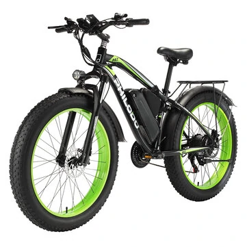 [EU DIRECT] PHILODO H7 Electric Bike 48V 17.5Ah Battery 1000W Motor Recommended Top Speed 25KM/H 26*4inch Fat Tires 53-88KM Mileage 150KG Max Load Electric Bicycle